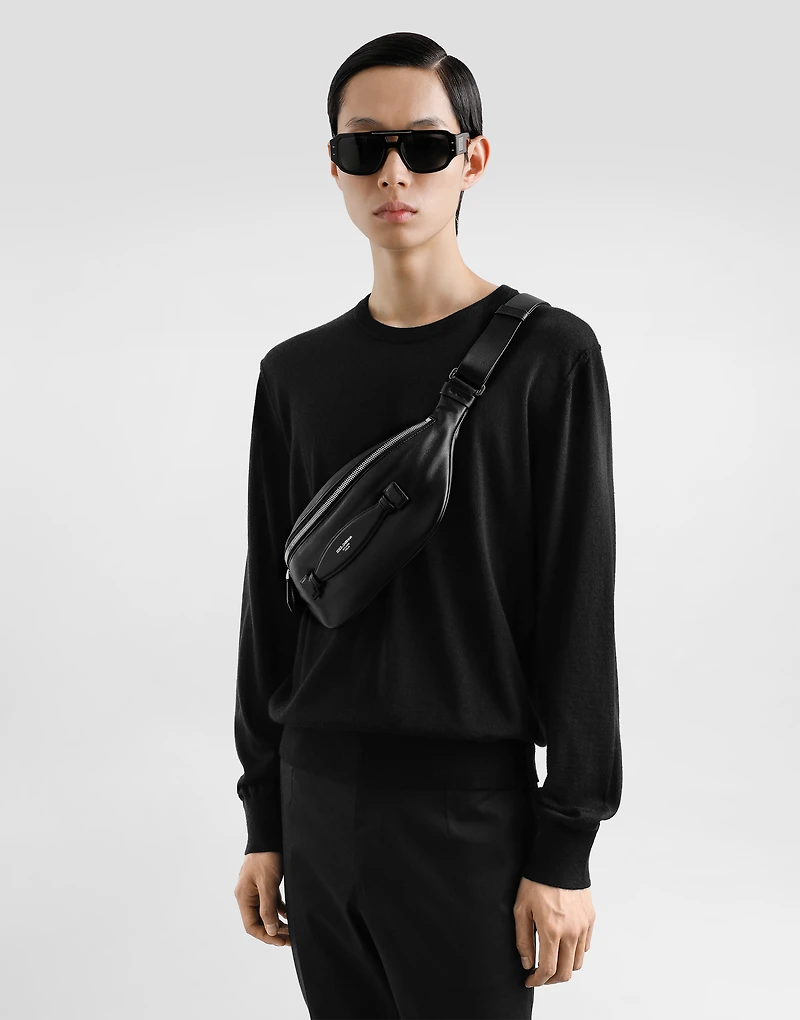 Calfskin nappa leather belt bag