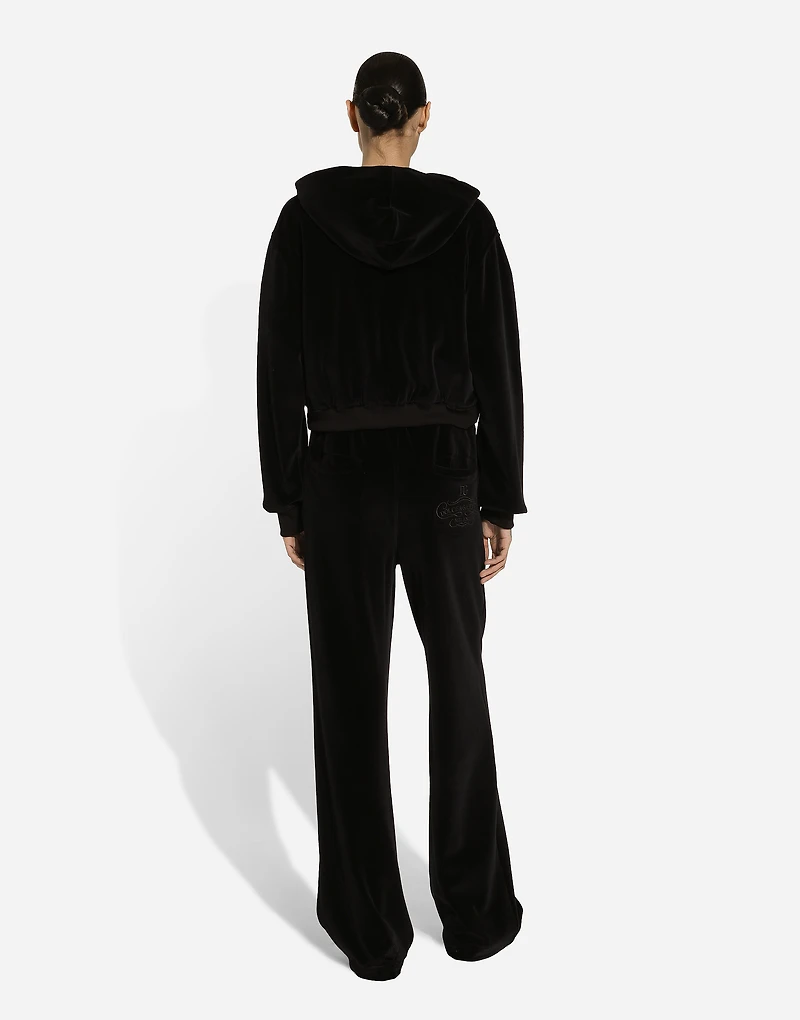 Chenille cotton hoodie