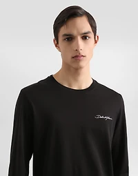 cotton t-shirt with embroidery