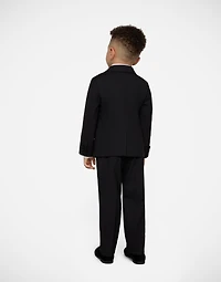 Single-breasted tuxedo suit in stretch wool