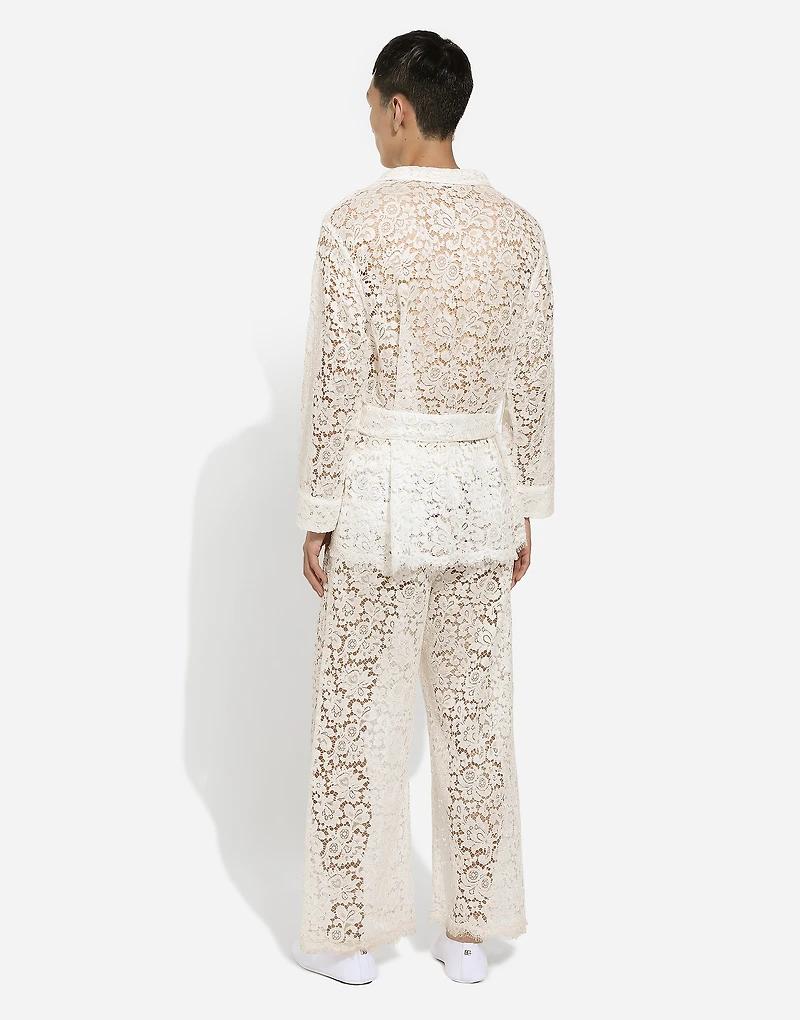 Lace robe