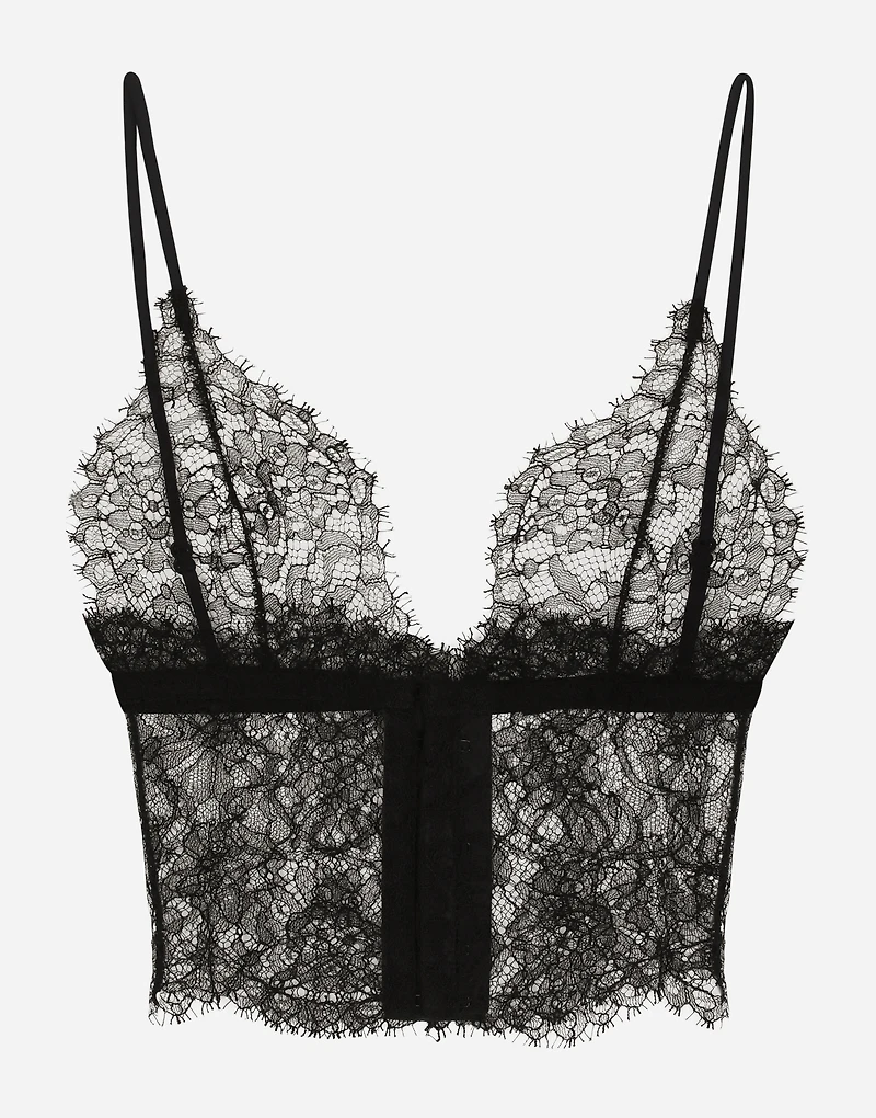 Triangle lace bralette
