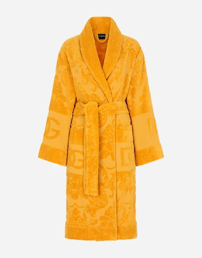 Bath Robe Terry Cotton Jacquard