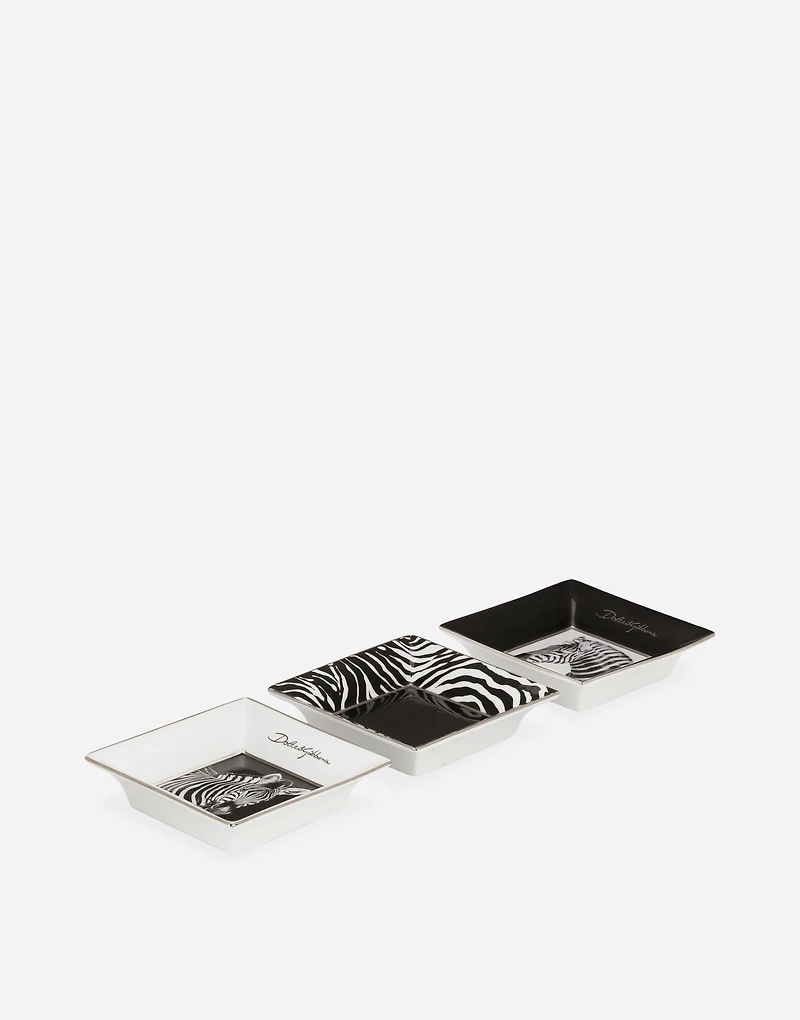 Set 3 Porcelain Trinket Trays