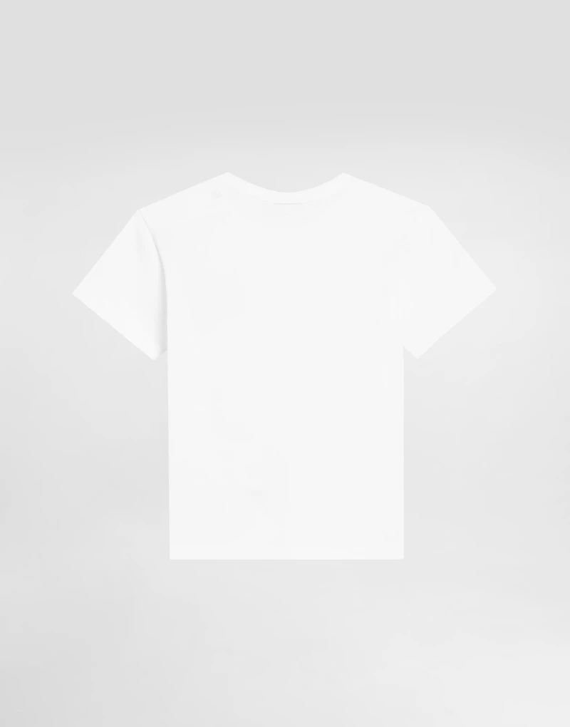 Jerseyt-shirt with logo plaque