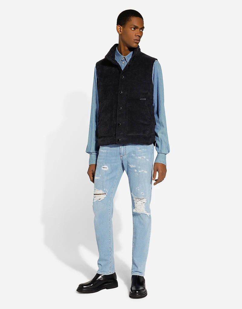 Padded lined vest