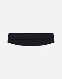 Silk satin cummerbund
