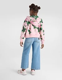 Hoodie with rose print