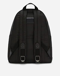 Nylon backpack with Dolce&Gabbana Milano print