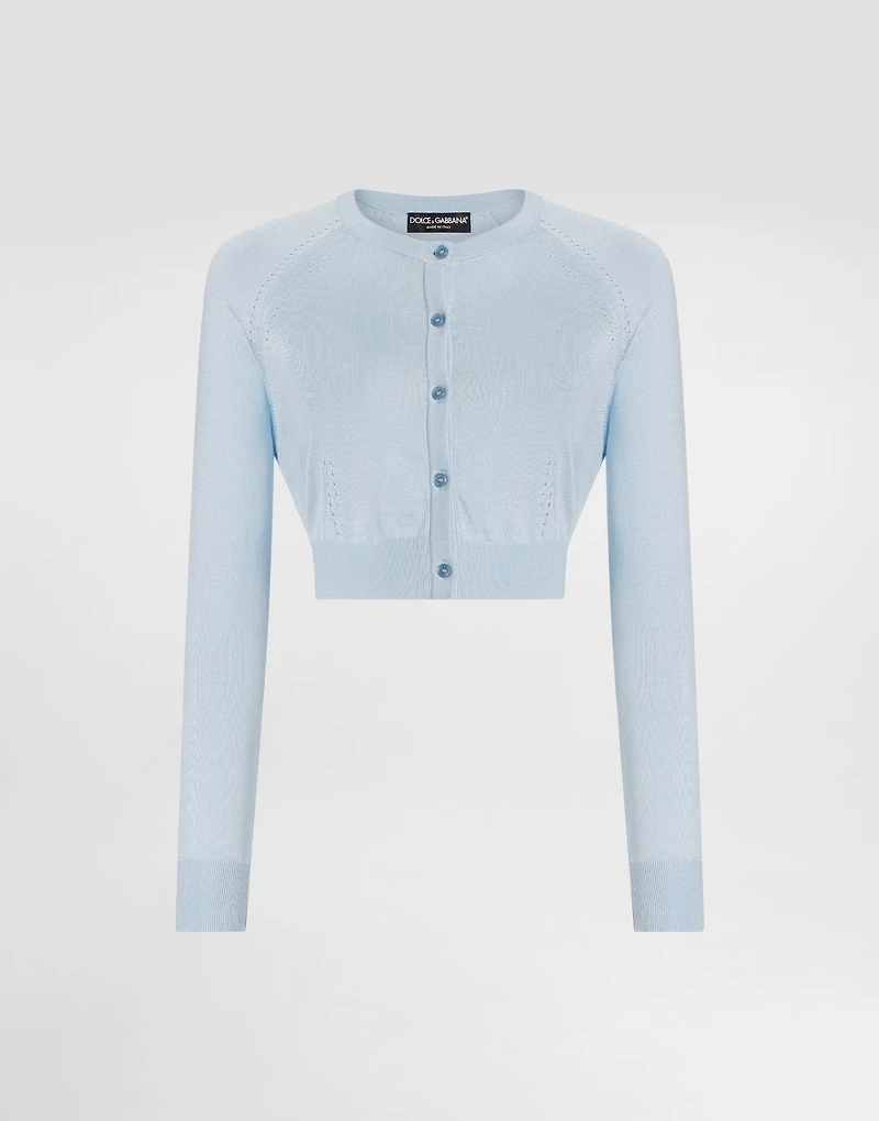 Silk cardigan
