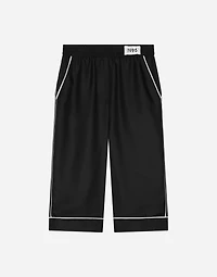 Silk twill vanity pants