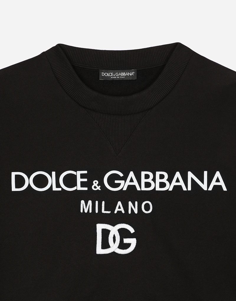 Jersey sweatshirt with Dolce&Gabbana print