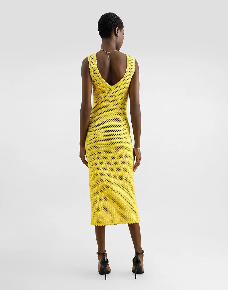 Long crochet dress