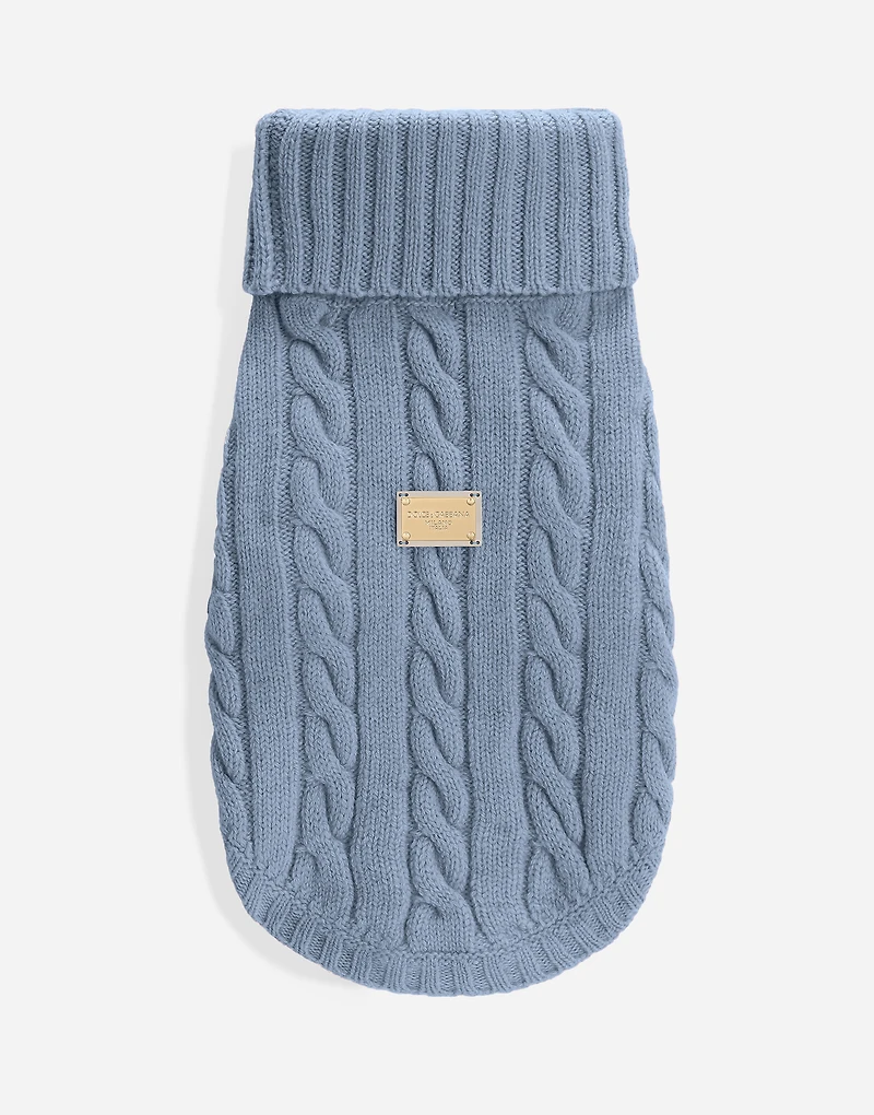 Wool dog sweater