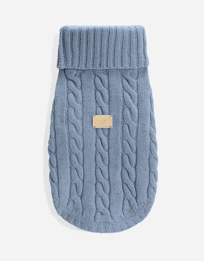 Wool dog sweater