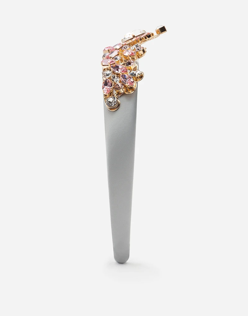 Headband with all over jewellery application