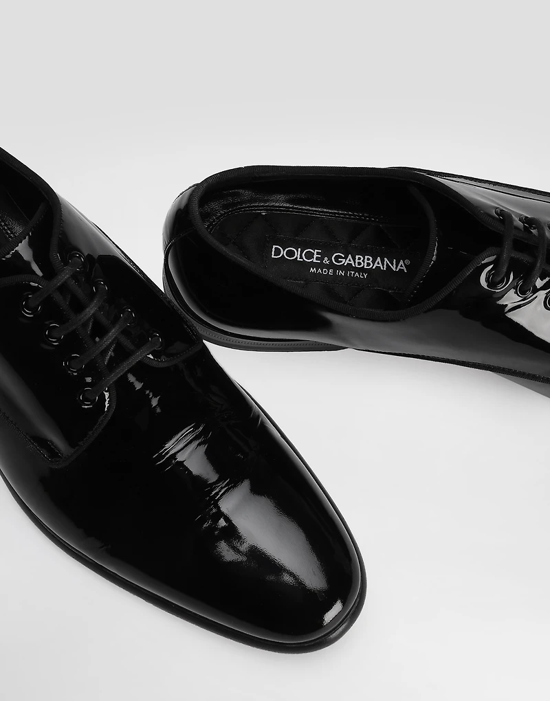 Patent leather Derby shoes