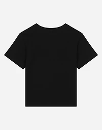 Jersey T-shirt with DG logo print