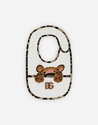 3-piece gift set in baby leopard-print jersey