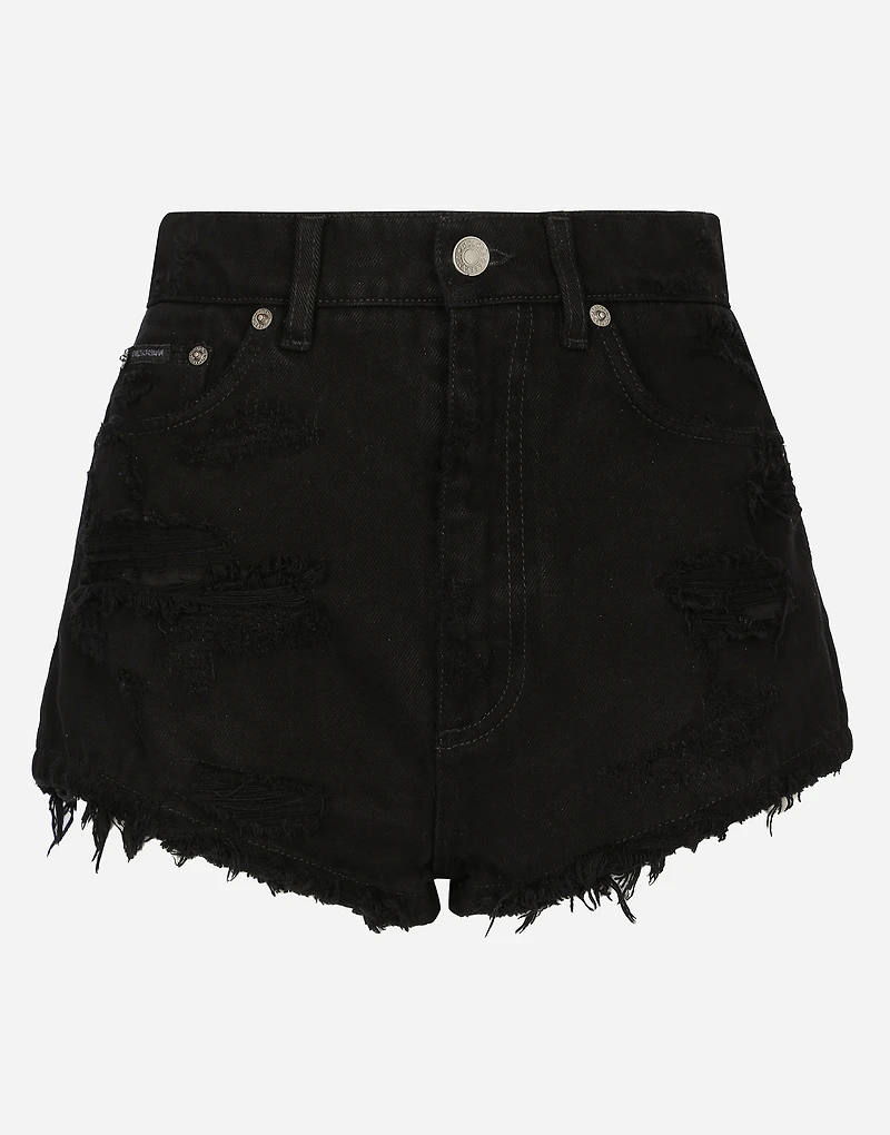 Denim shorts