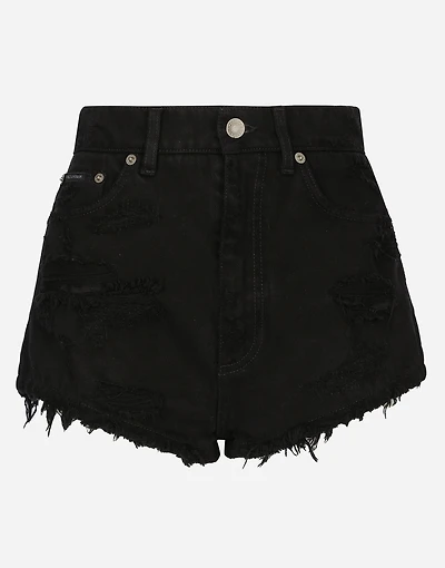 Denim shorts