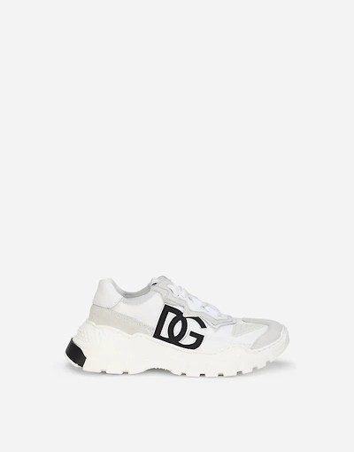 Nylon and leather Daymaster sneakers with DG logo