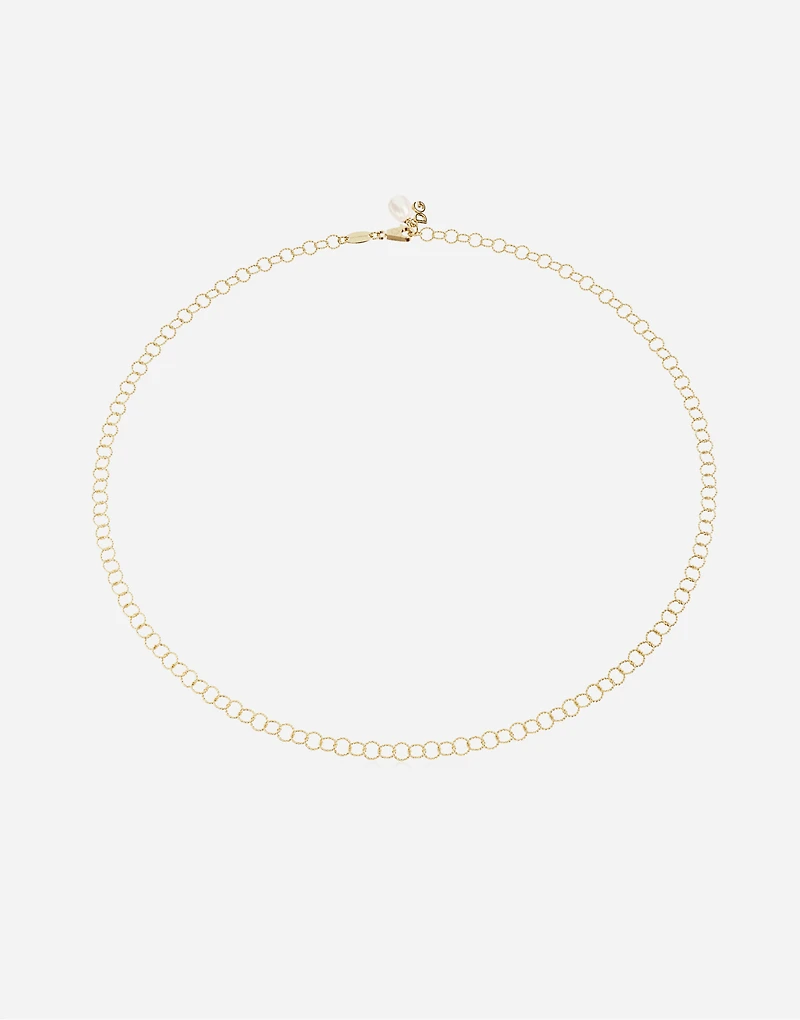 Lettering Necklace18-carat yellow gold