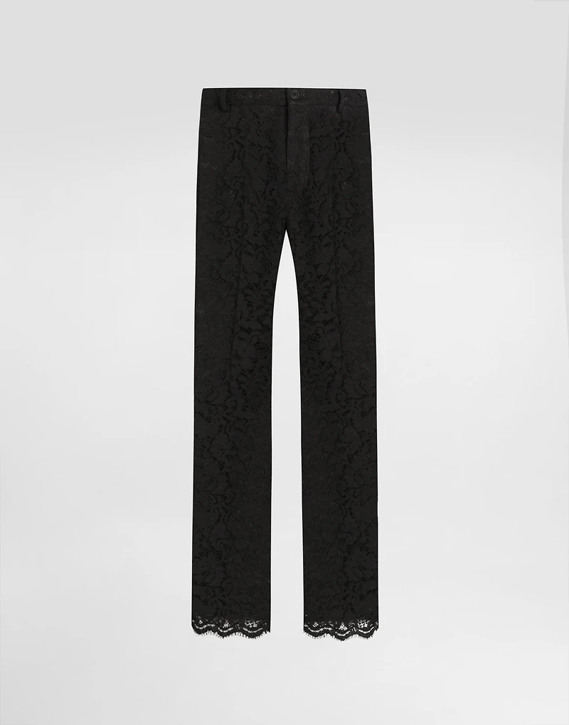 Cordonetto lace trousers