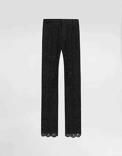 Cordonetto lace trousers