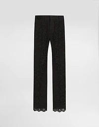 Cordonetto lace trousers