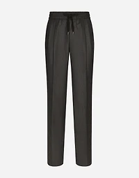 Flannel jogging pants