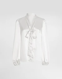 Silk satin shirt