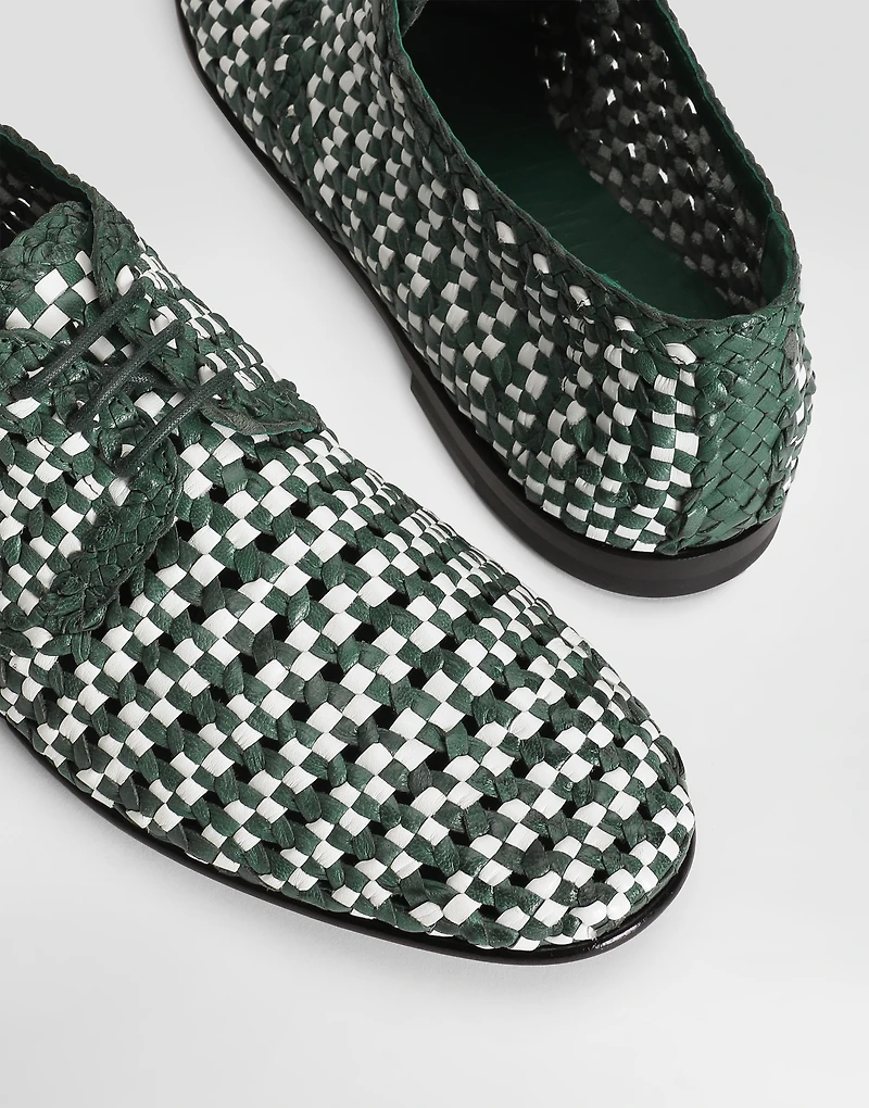 Leather Derby shoes