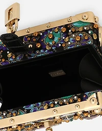 Jacquard Dolce Box bag with embroidery