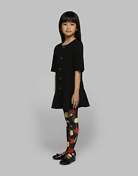 Cady dress with branded buttons
