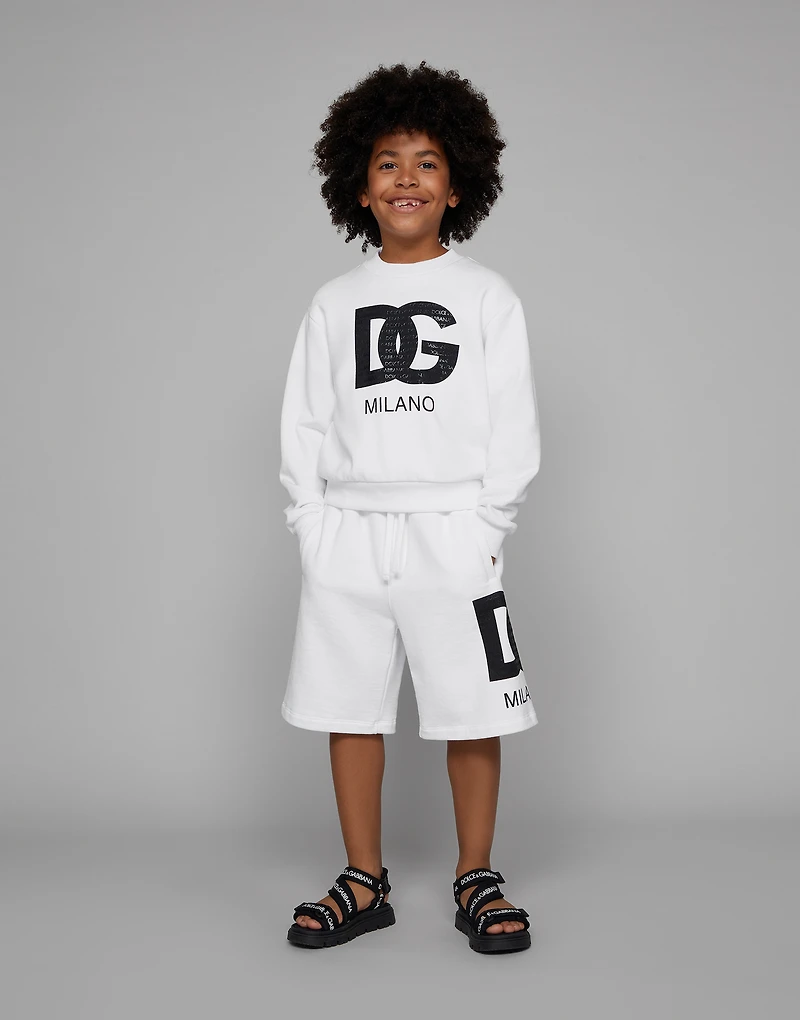 Jersey jogging shorts