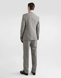 Wool houndstooth joggers