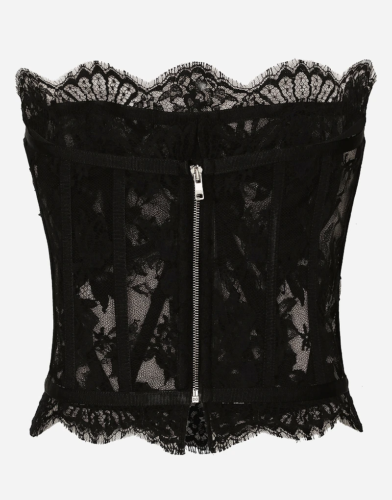 Lace bustier