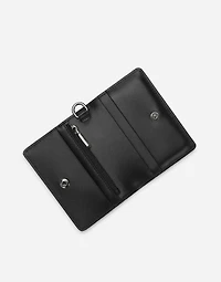 Coated jacquard card holder