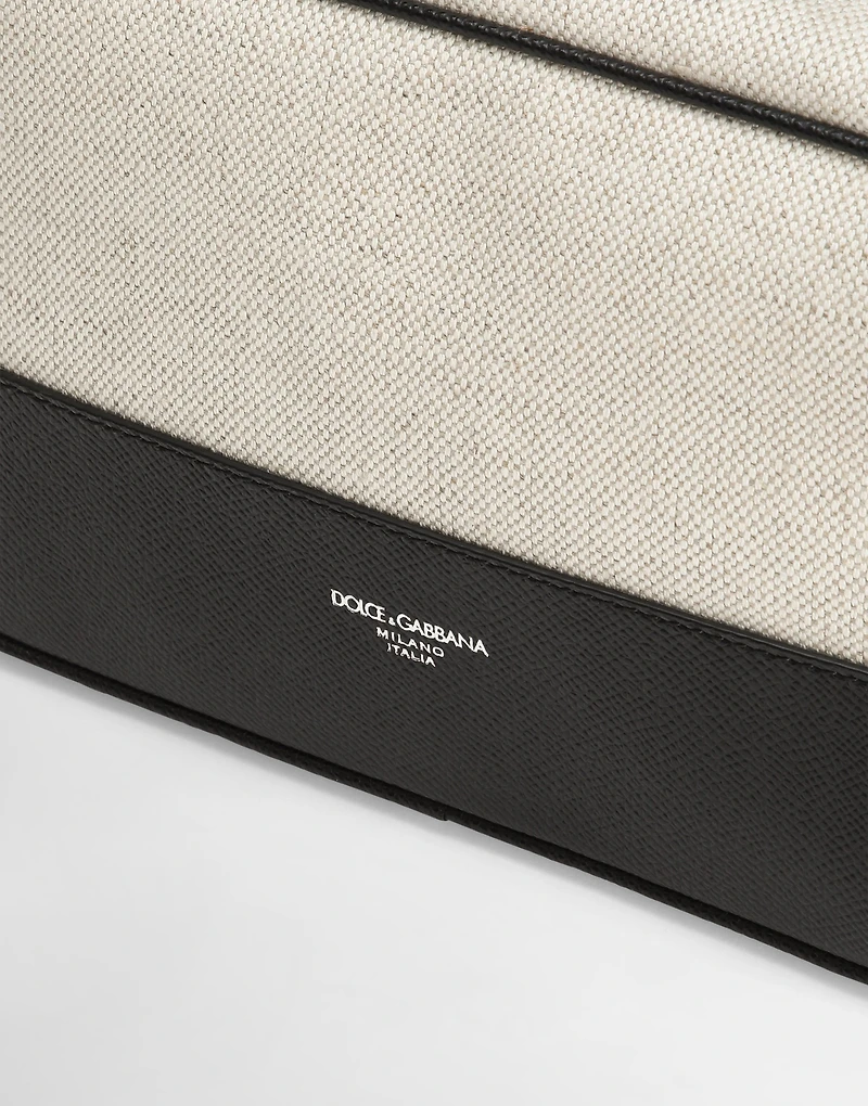 Atene salt&pepper necessaire with leather details