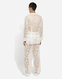 Tailored lace pants