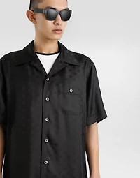 DG logo jacquard hawaii shirt