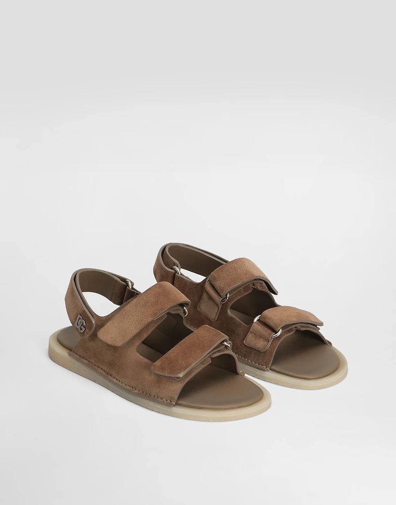 Suede sandals