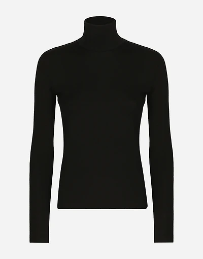 Cashmere turtle-neck sweater