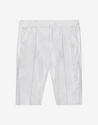 Silk shantung dress pants