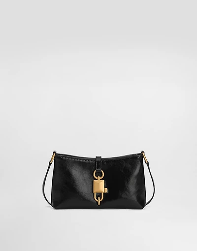 Lock shoulder bag in calfskin