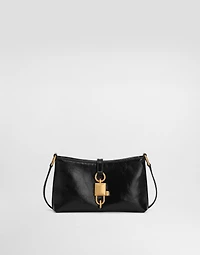 Lock shoulder bag in calfskin