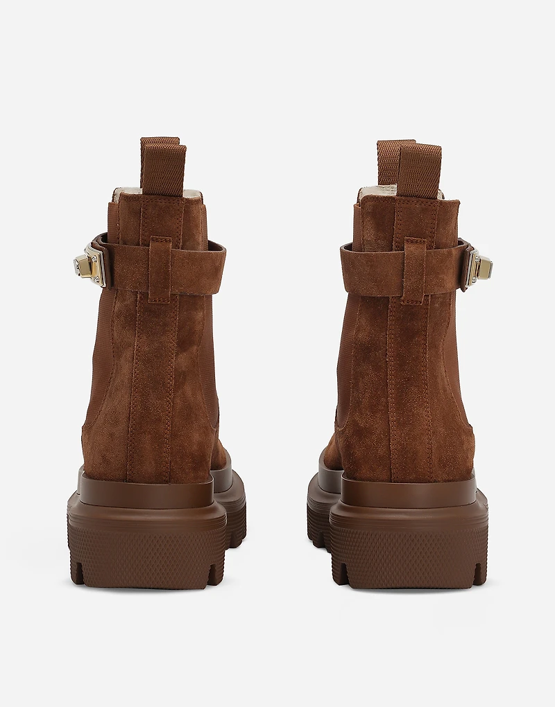 Suede ankle boots