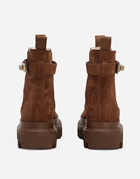 Suede ankle boots
