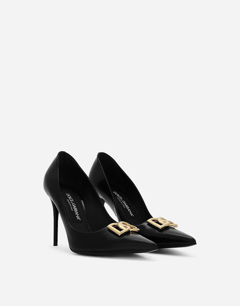 Calfskin pumps